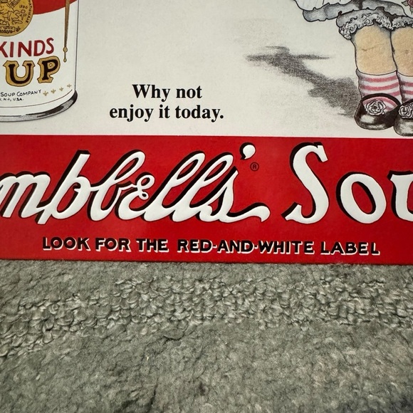 1993 Campbell’s Soup Sign #7 Rainbow Girl AAA - Picture 2 of 11